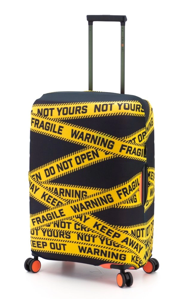 Чехол для чемодана среднего размера Eberhart Warning Tape EBH690-M купить цена 2000.00 ₽
