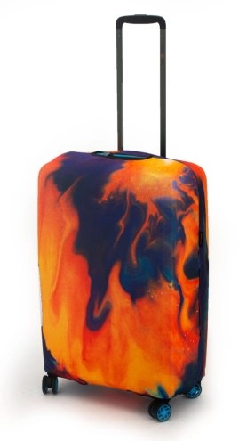 Чехол для чемодана среднего размера Eberhart Firepaint EBHP14-M купить цена 2800.00 ₽
