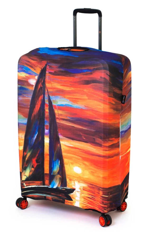 Чехол для чемодана большого размера Eberhart Sailboat Sunset EBHP01-L купить цена 3000.00 ₽