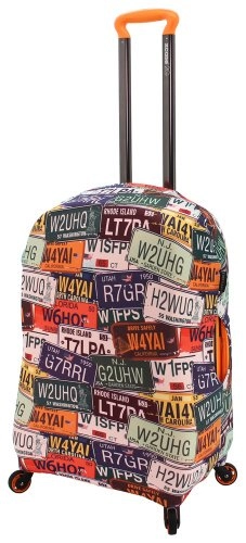 Чехол для чемодана среднего размера Eberhart License Plates EBH400-M купить цена 2000.00 ₽
