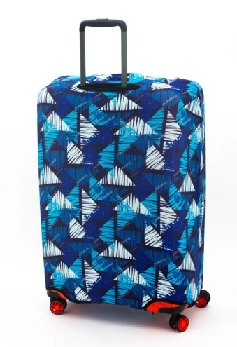 Чехол для чемодана большого размера Eberhart Squiggle Triangles EBHP16-L купить цена 3000.00 ₽