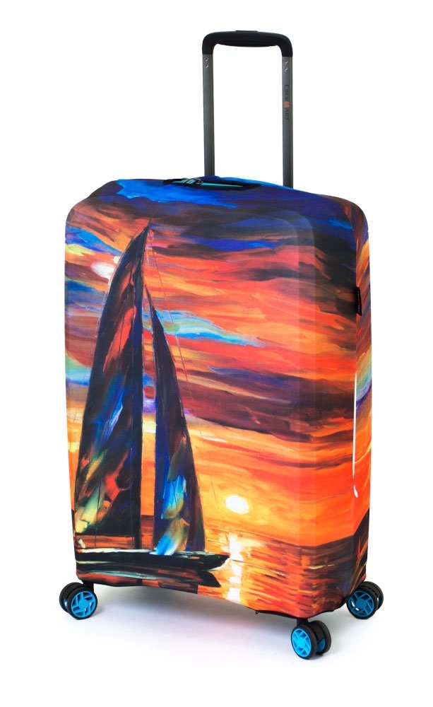 Чехол для чемодана среднего размера Eberhart Sailboat Sunset EBHP01-M купить цена 2280.00 ₽