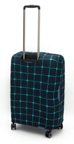 Чехол для чемодана среднего размера Eberhart Blue Teal Tiles EBH582-M купить цена 2000.00 ₽