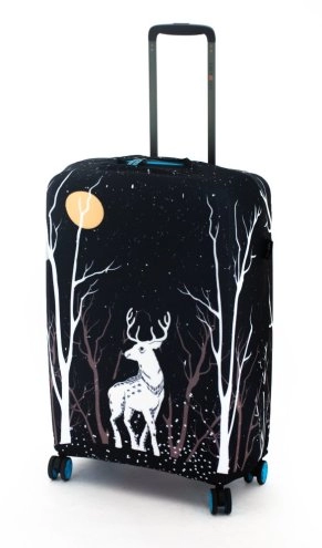 Чехол для чемодана среднего размера Eberhart Night Deer EBHP11-M купить цена 2800.00 ₽