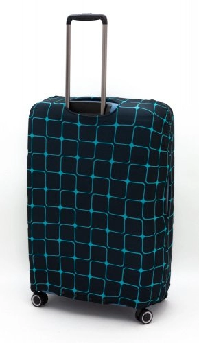 Чехол для чемодана большого размера Eberhart Blue Teal Tiles EBH582-L купить цена 2200.00 ₽