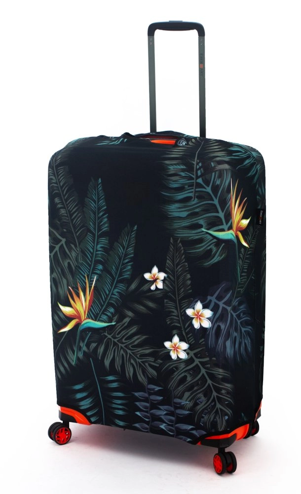 Чехол для чемодана большого размера Eberhart Green Flower EBHP05-L купить цена 3000.00 ₽