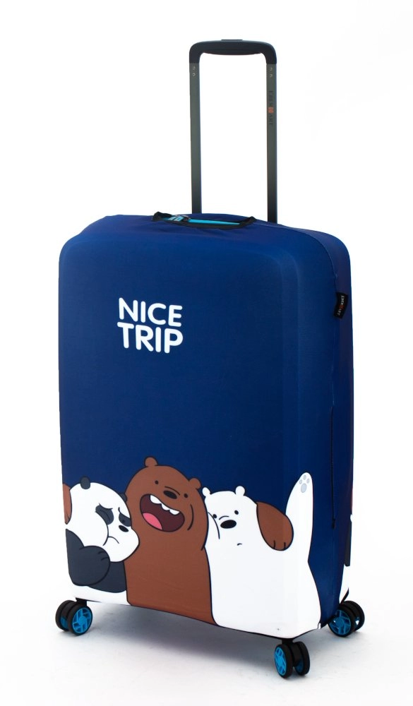 Чехол для чемодана среднего размера Eberhart Nice Trip in DARK BLUE EBHP08-M купить цена 2280.00 ₽
