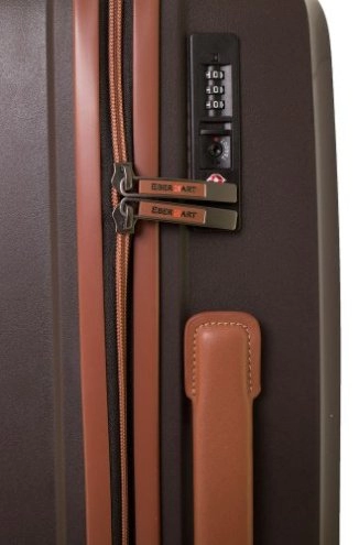 Чемодан Eberhart Delight DLX средний М полипропилен коричневый 32D-018-424 купить цена 16200.00 ₽